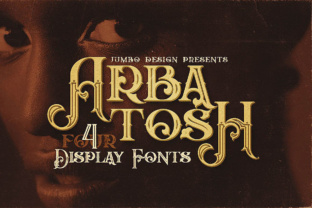 Arbatosh: A Unique Ornamental Font for Vintage Display Designs