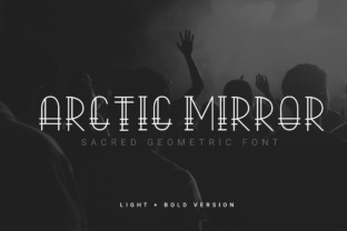 Arctic Mirror: The Premium Display Font for Modern Brand Identity