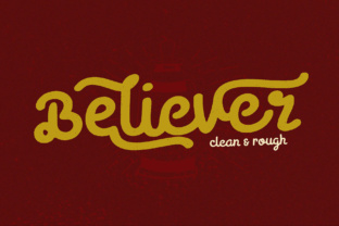 Believer: A Gorgeous Hand-Lettered Display Font for Modern Web Design