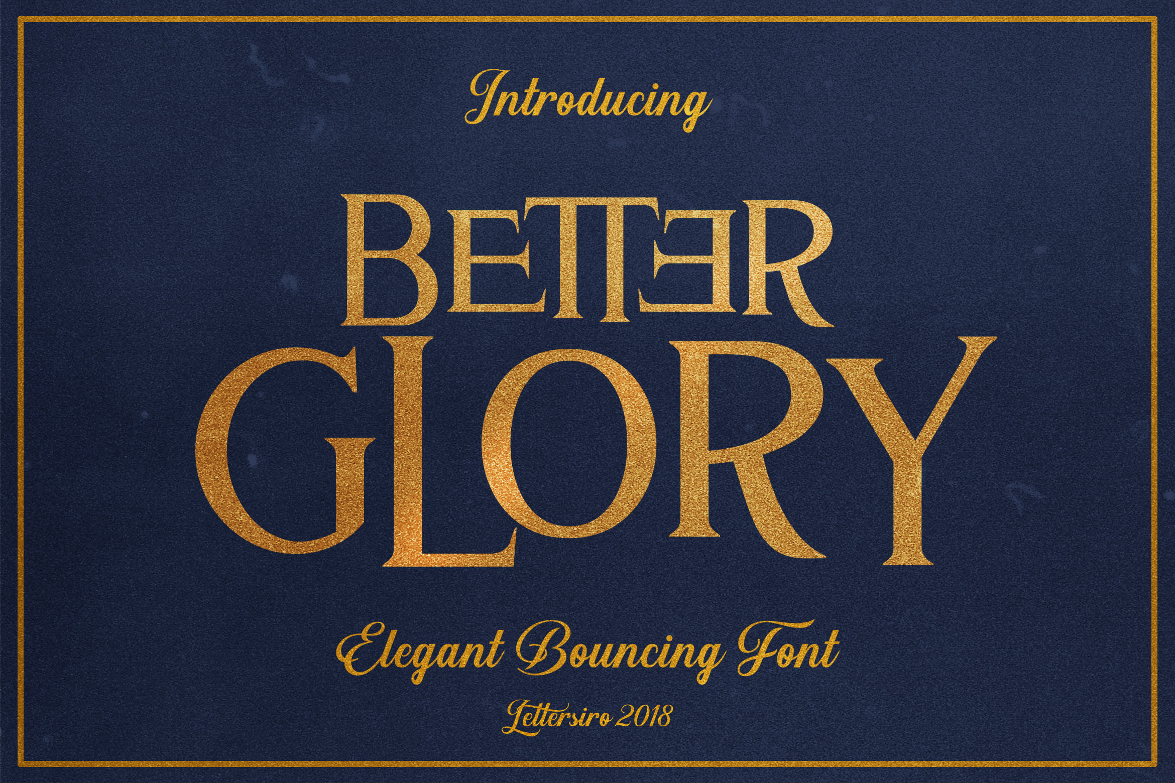 Better Glory: A Vintage Serif for Modern Brand Identity