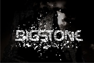 Bigstone: The Shattered Display Font for Bold Campaigns