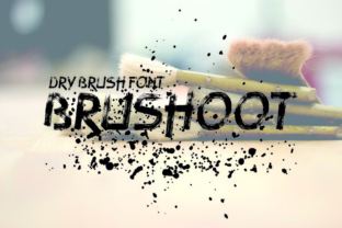 Brushoot: The Modern Display Typeface for Edgy Web Design