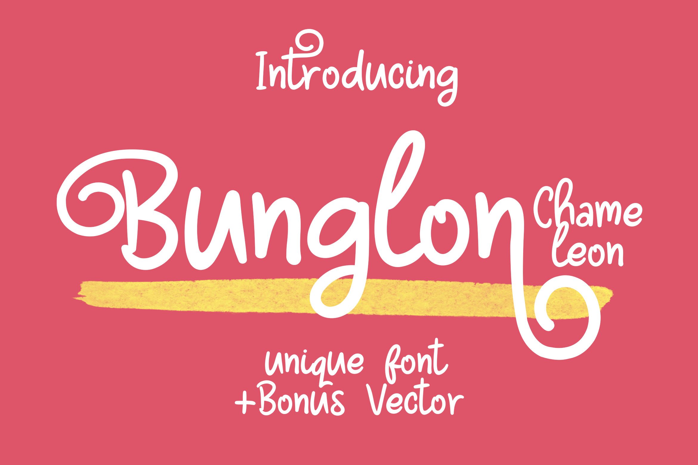 Bunglon Chameleon: The Display Font for Campaign Clarity