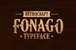 Fonago: A Vintage Display Font for Authentic Branding