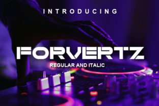 Forvertz: The Bold Stencil Font for Modern Design