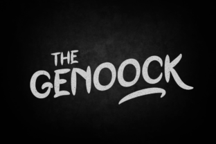 Genoock: Bold All-Caps Display Font for Retro Design