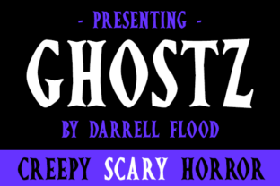 Ghostz: The Archaic Horror Typeface for Digital Storytelling