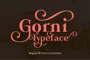 Gorni Typeface: A Romantic Display Font for Branding