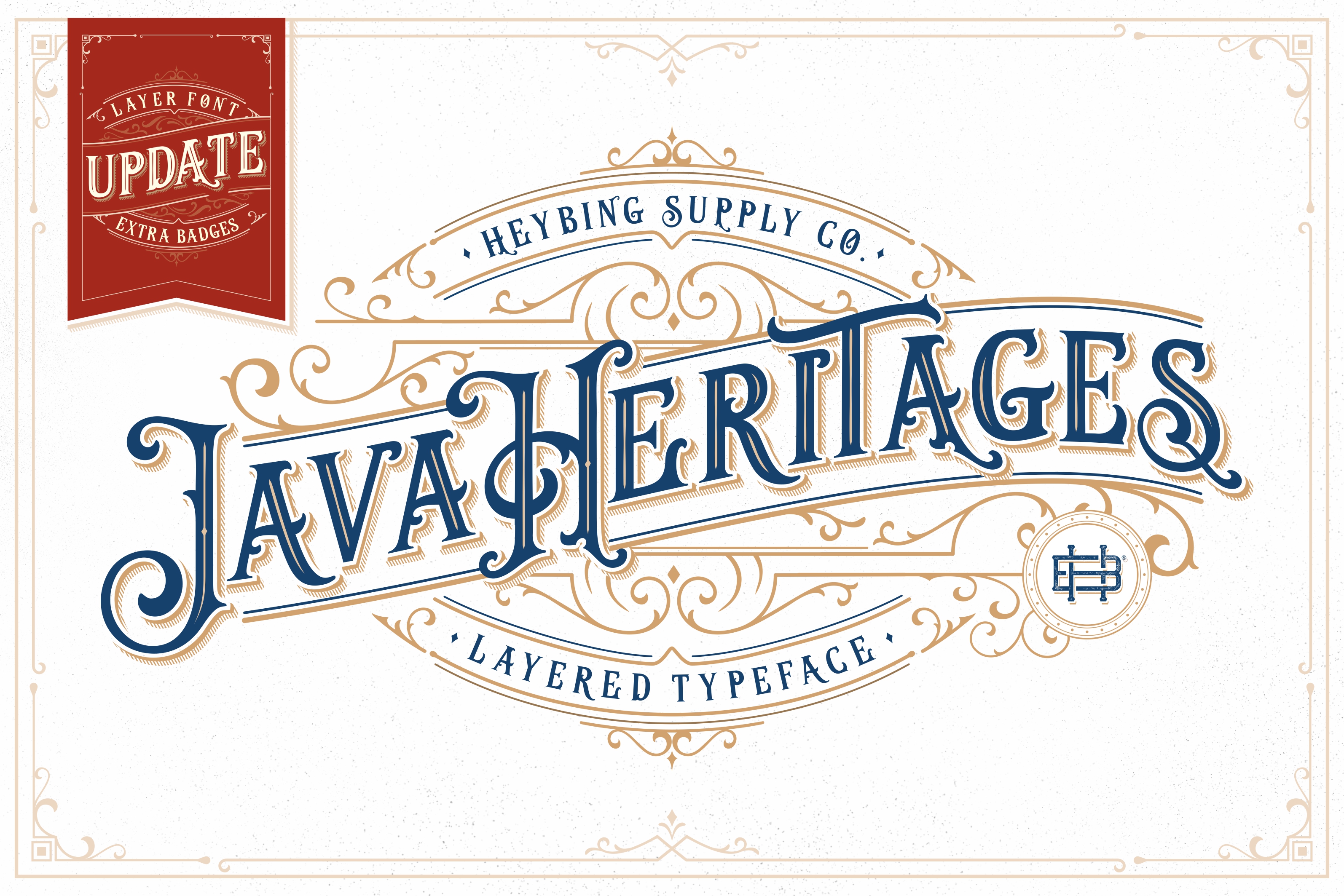 Java Heritages: The Vintage Display Font for Handmade Creators
