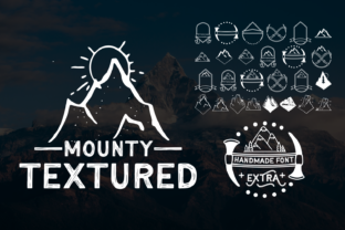 Mounty Textured: The Relaxed Display Font for Modern Branding