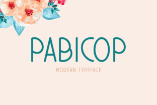 Pabicop: A Premium Display Font for Modern Crafters
