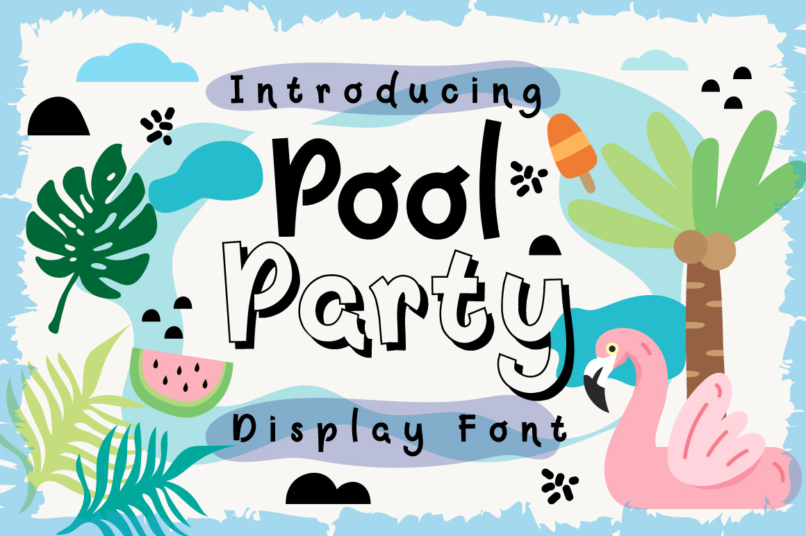 Pool Party: The Perfect Handwritten Display Font for Makers