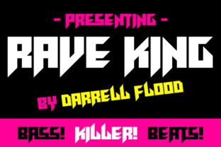 Rave King: The Angular Display Font for Bold Brand Identity