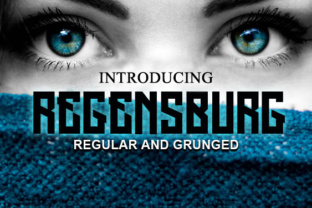 Regensburg: The Sharp Gothic Display Font for Handmade Creators