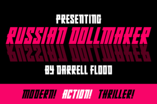 Russian Dollmaker: A Futuristic Typeface for Bold Branding