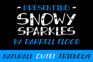 Snowy Sparkles: A Wintery Display Typeface for Seasonal Campaigns