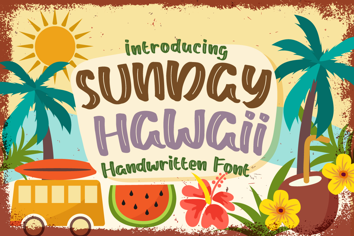 Sunday Hawaii: The Perfect Summer Display Font for Web Design