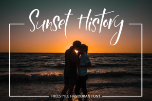 Sunset History: The Handwritten Font for Authentic Brand Identity
