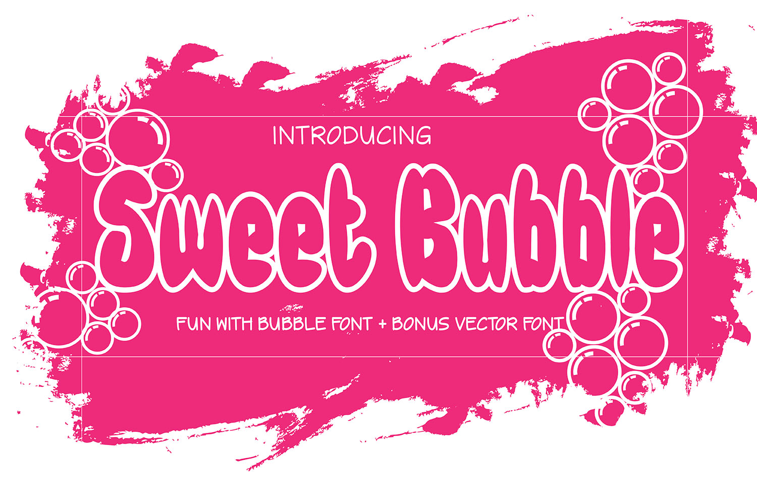 Sweet Bubble: A Playful Display Font for Modern Editorial Design