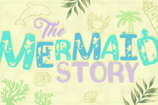 The Mermaid Story Font for Summer Web Design