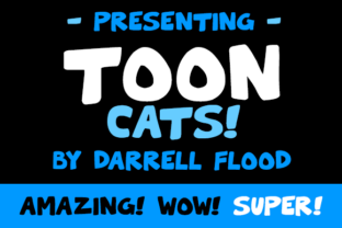 Toon Cats: The Whimsical Display Font for Cartoon Campaigns