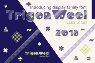 TrigonWeel: The Geometric Display Font for Modern Web Design