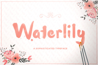 Waterlily Handwritten Font for Boutique Branding