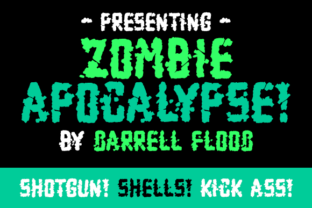 Zombie Apocalypse: A Grungy Typeface for Post-Apocalyptic Editorial Design